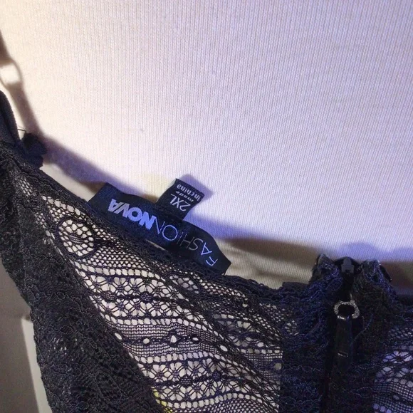 Fashion Nova Black Lace dress Formal - Picture 6 of 9